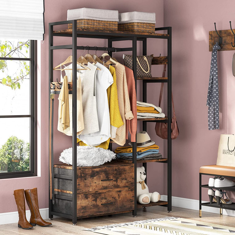 Garment rack best sale in bedroom